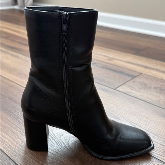Madden Girl Monicaa Black Mid Calf Boot - Picture 6 of 11